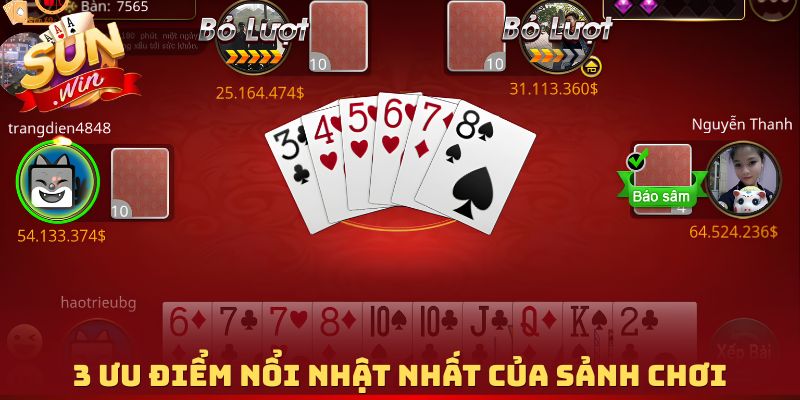 3 ưu điểm nổi nhật nhất của sảnh chơi