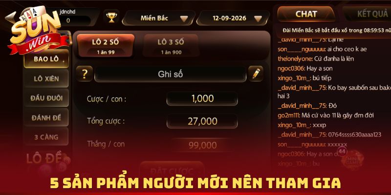 5 sản phẩm người mới nên tham gia