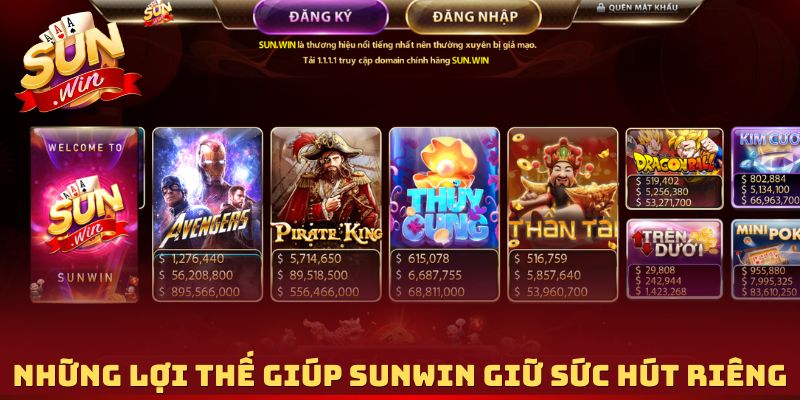 Những lợi thế giúp Sunwin giữ sức hút riêng